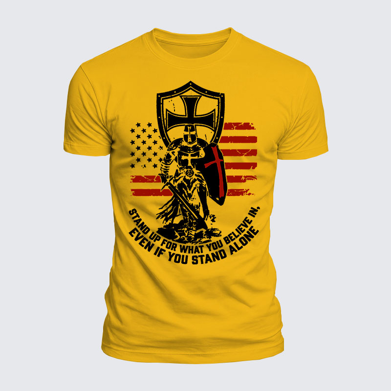 Luxe Mercerized Cotton Tee - Stand Up For What You Believe