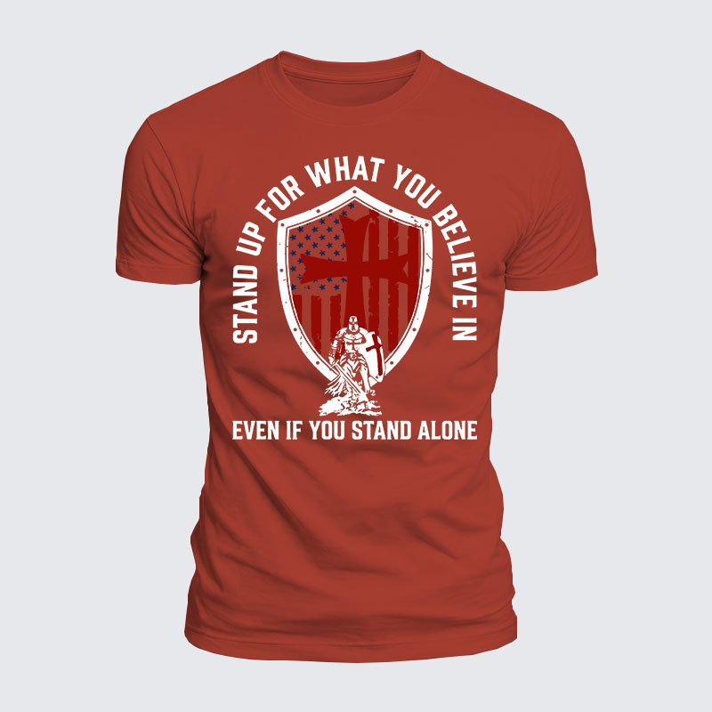 Luxe Mercerized Cotton Tee - Stand Up For What You Believe