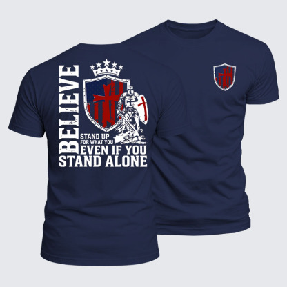 Luxe Mercerized Cotton Tee - Stand Up For What You Believe