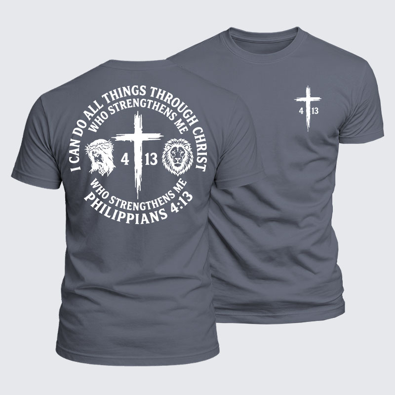 Luxe Mercerized Cotton Tee - All Things Through Christ