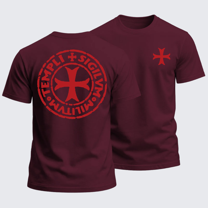 Heavyweight Cotton Tee - Knights Templar