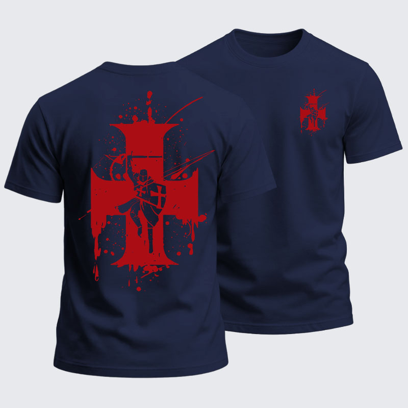 Heavyweight Cotton Tee - Knights Templar