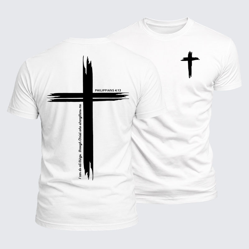 Luxe Mercerized Cotton Tee - I Can Do All Things Through Christ | Philippians 4:13