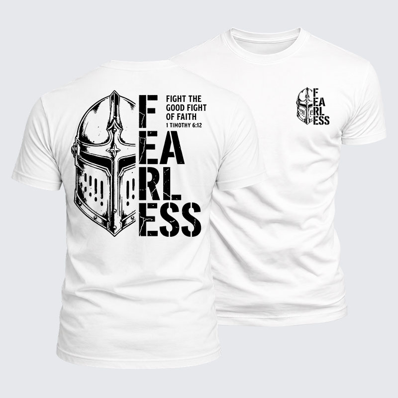 Luxe Mercerized Cotton Tee - Fearless