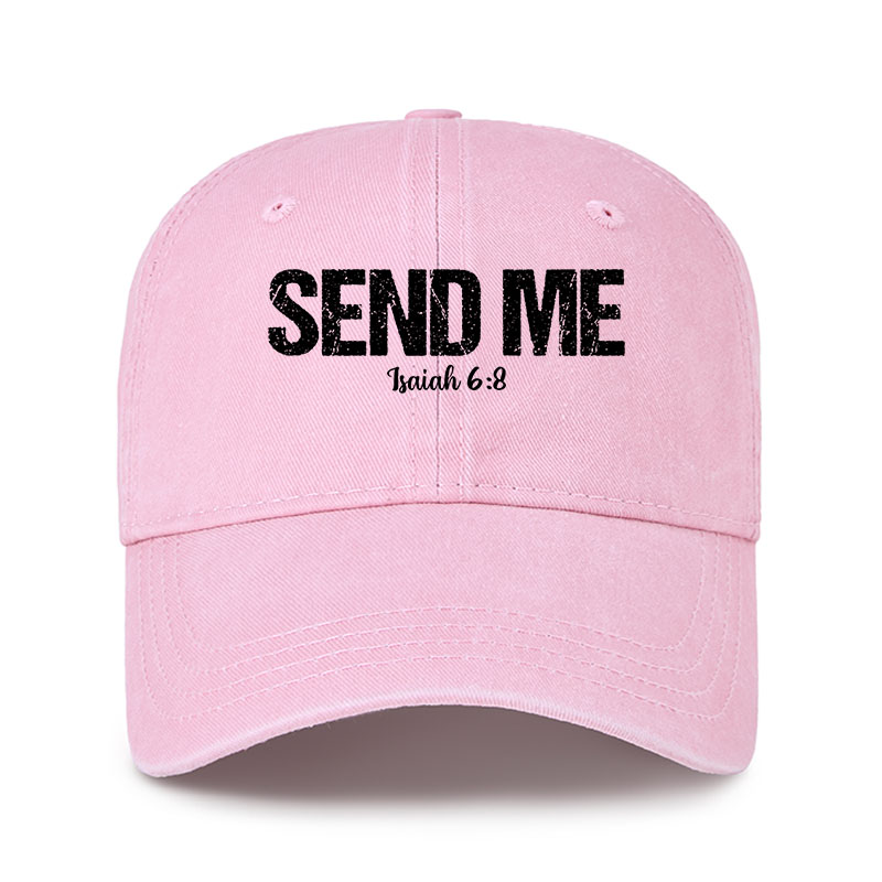 Heritage Washed Cap - Isaiah 6:8 - SEND ME