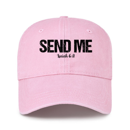 Heritage Washed Cap - Isaiah 6:8 - SEND ME