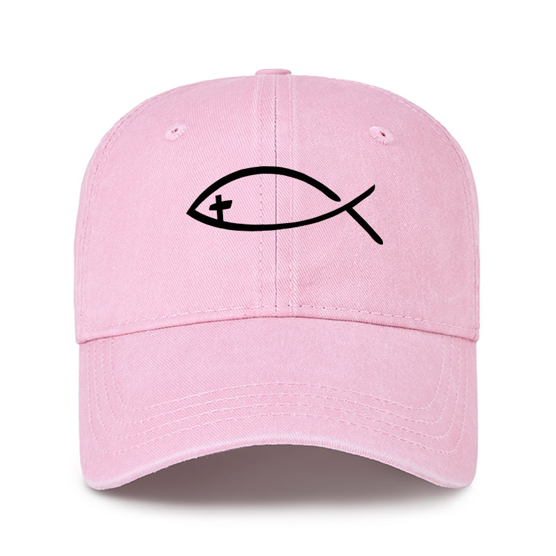 Heritage Washed Cap - Jesus Fish Christ 
