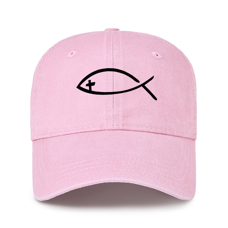 Heritage Washed Cap - Jesus Fish Christ 