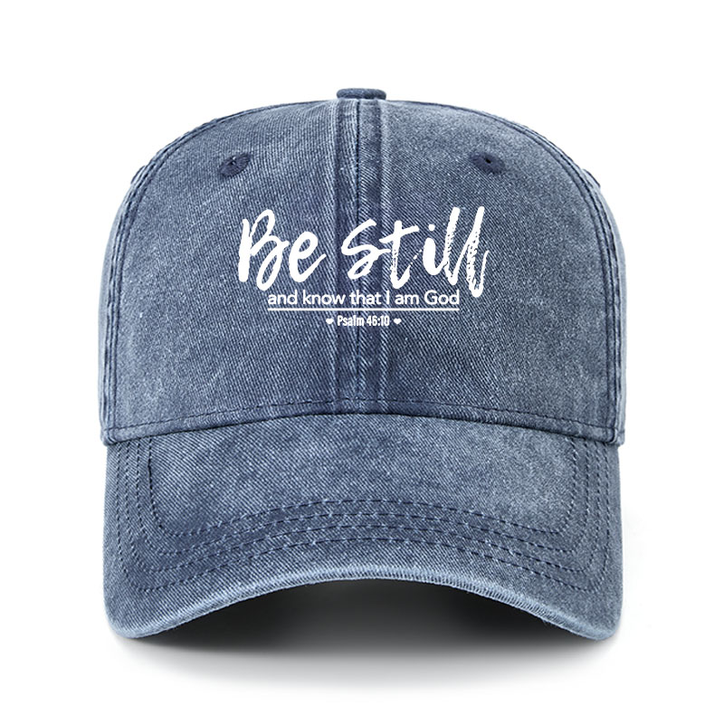 Heritage Washed Cap - Psalm 46:10