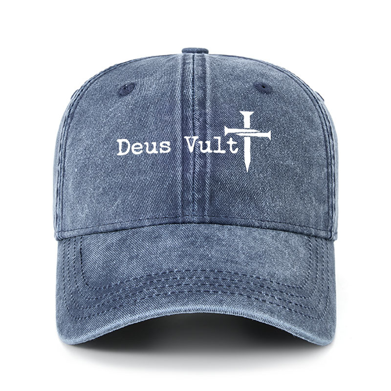 Heritage Washed Cap - Deus Vult 