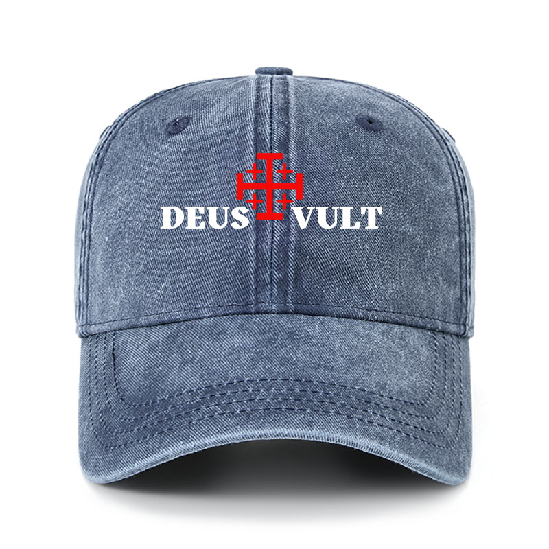 Heritage Washed Cap - Deus Vult
