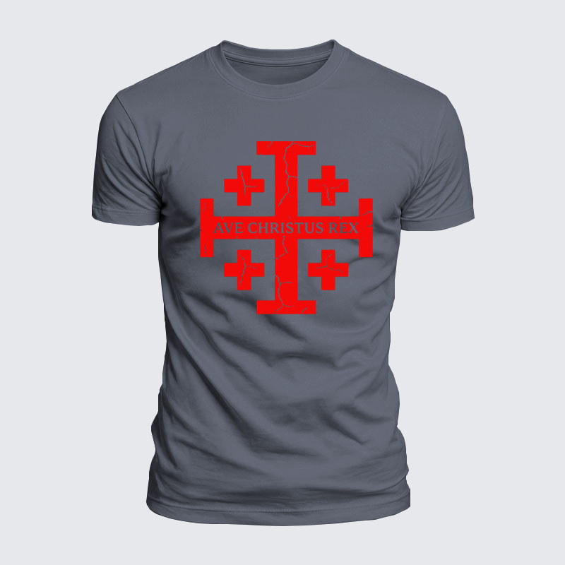 Luxe Mercerized Cotton Tee - Ave Christus Rex