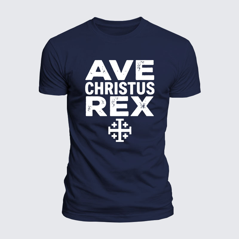 Luxe Mercerized Cotton Tee - Ave Christus Rex