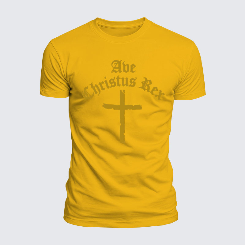 [Copy]Luxe Mercerized Cotton Tee - Ave Christus Rex