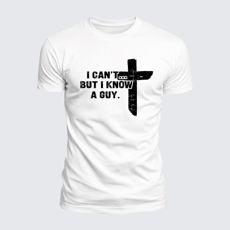 Luxe Mercerized Cotton Tee - I Can't But I Know A Guy