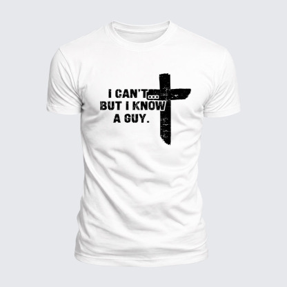 Luxe Mercerized Cotton Tee - I Can't But I Know A Guy