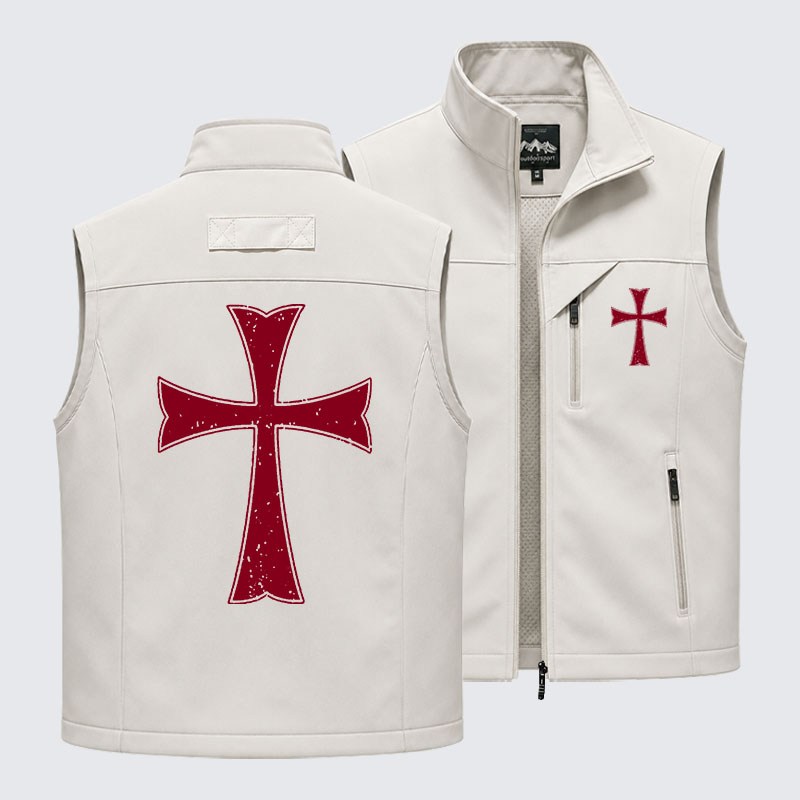 Knights Templar Crusader Cross Outdoor Quick-dry Vest