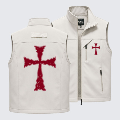 Knights Templar Crusader Cross Outdoor Quick-dry Vest