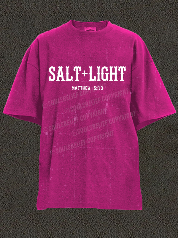 Salt & Light Christian Washed T-Shirt