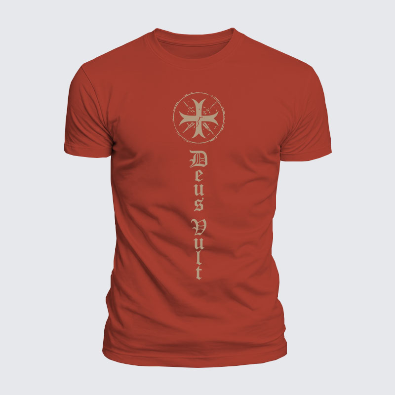 Luxe Mercerized Cotton Tee - Deus Vult