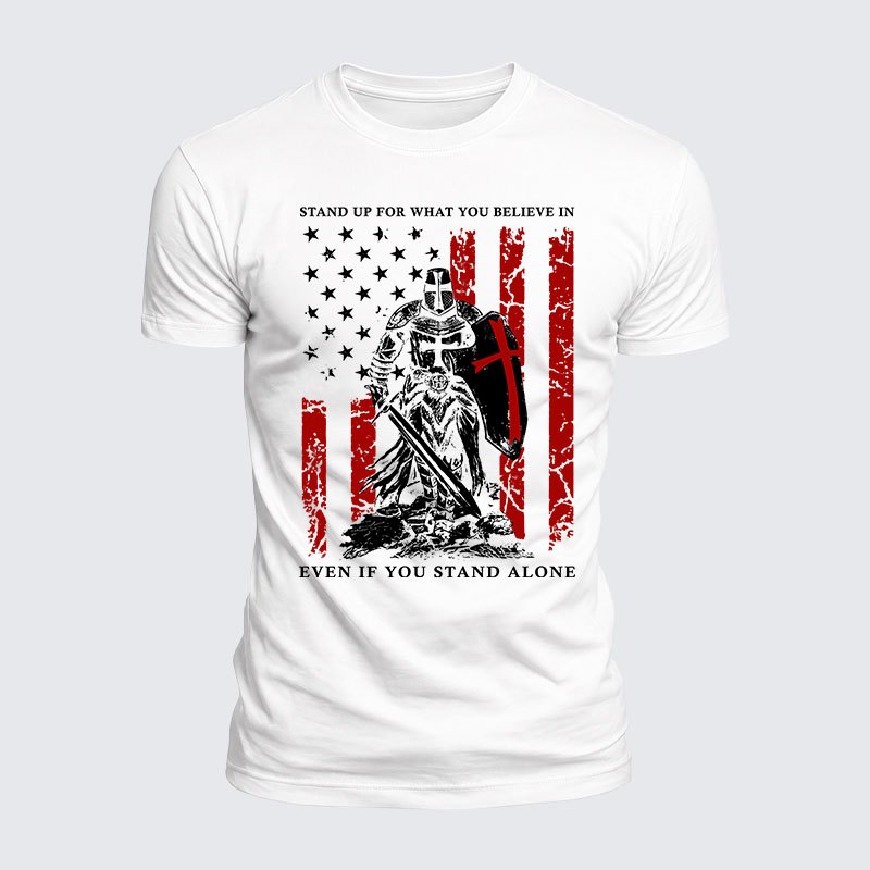 Luxe Mercerized Cotton Tee - Stand Up For What You Believe