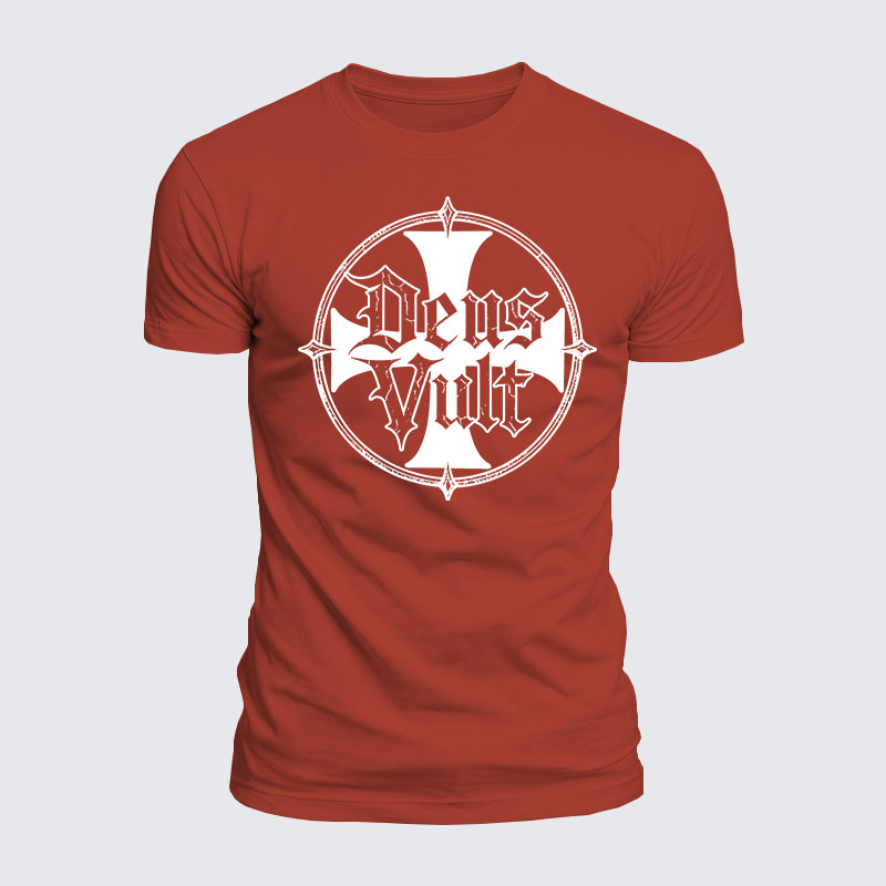 Luxe Mercerized Cotton Tee - Deus Vult