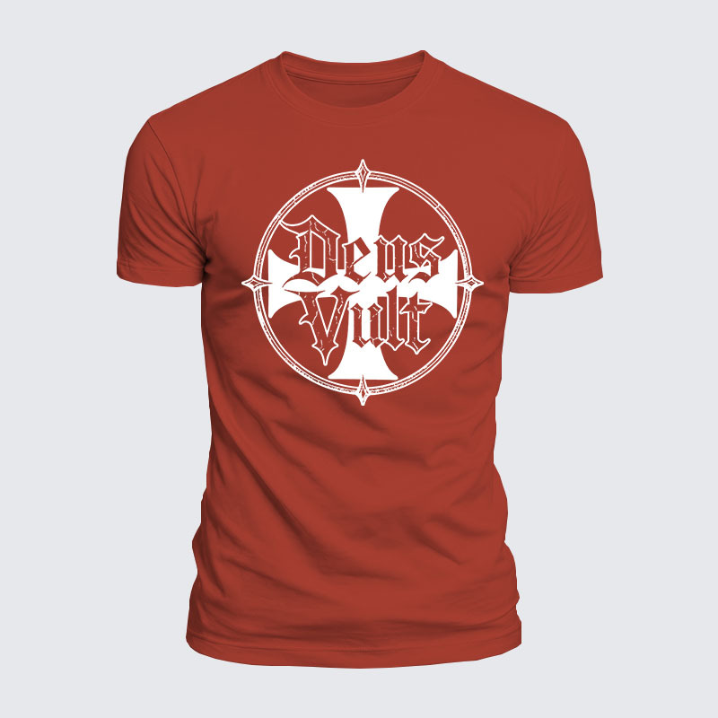 Luxe Mercerized Cotton Tee - Deus Vult