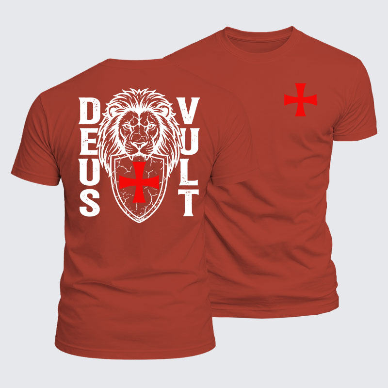 Luxe Mercerized Cotton Tee - Deus Vult