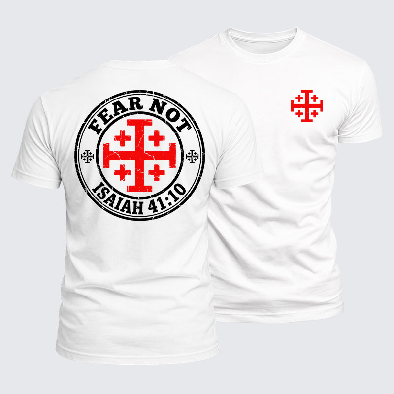 Luxe Mercerized Cotton Tee - Fear Not Isaiah 41:10