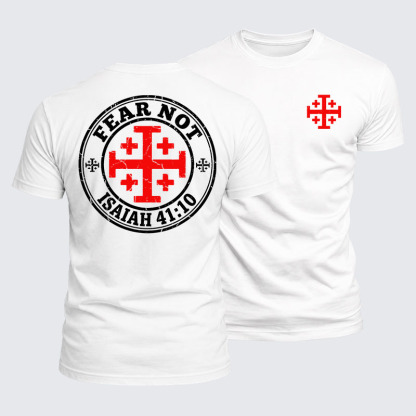 Luxe Mercerized Cotton Tee - Fear Not Isaiah 41:10