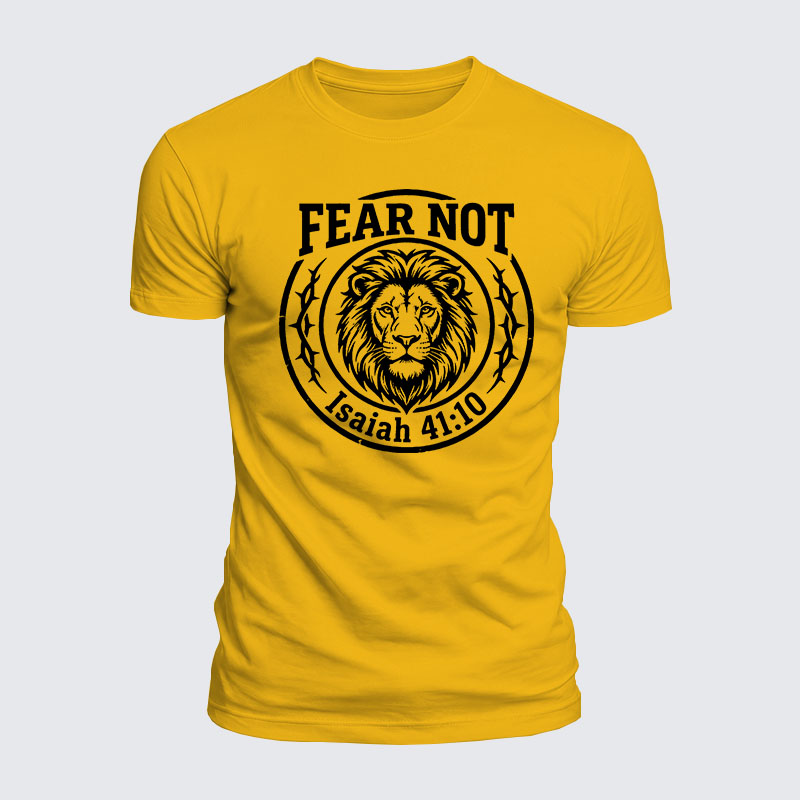 Luxe Mercerized Cotton Tee - Fear Not Isaiah 41:10