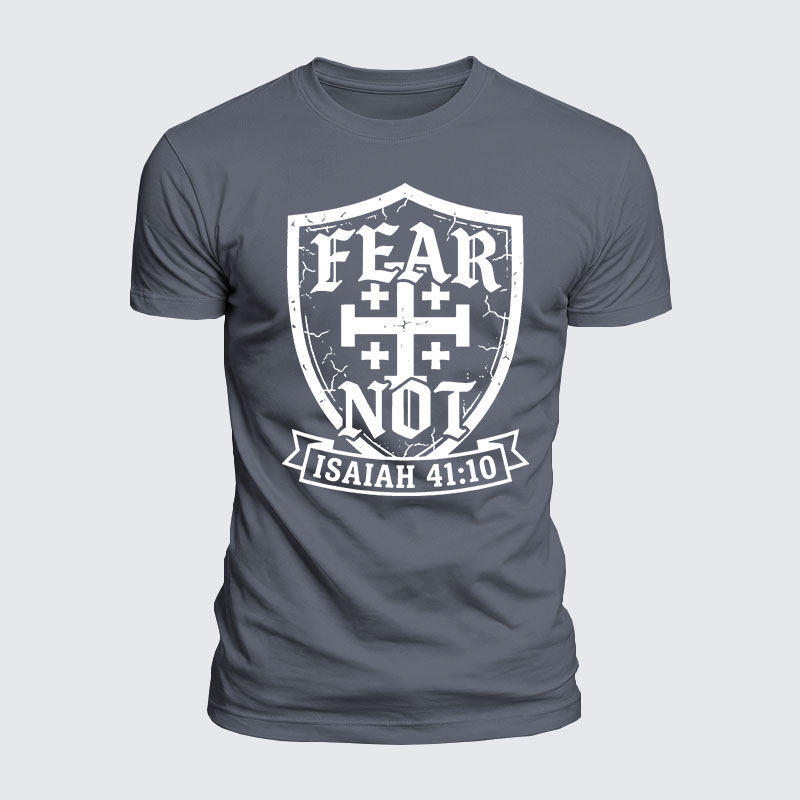 Luxe Mercerized Cotton Tee - Fear Not Isaiah 41:10