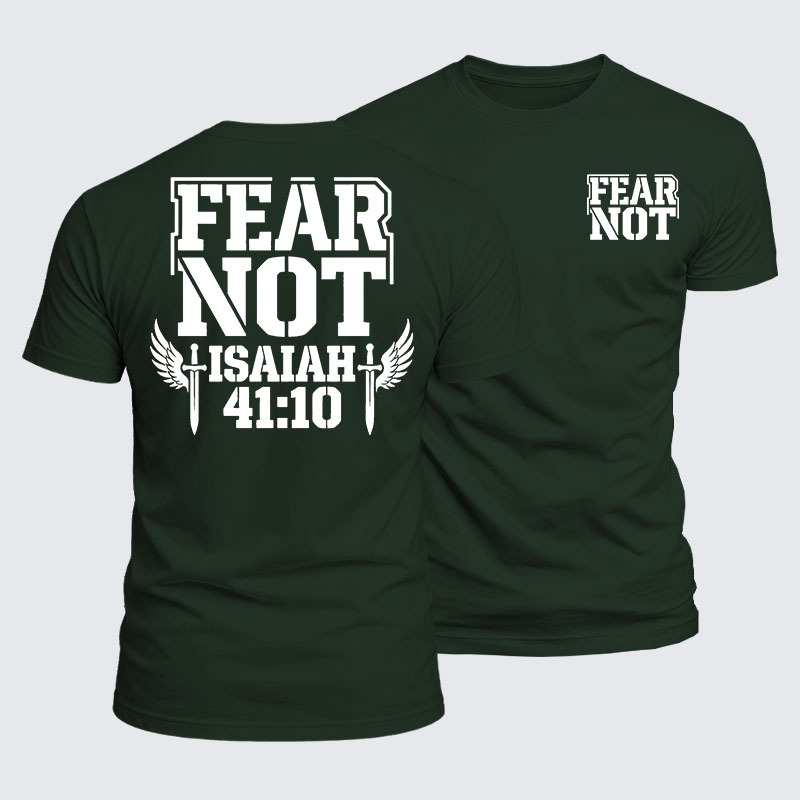 Luxe Mercerized Cotton Tee - Fear Not Isaiah 41:10