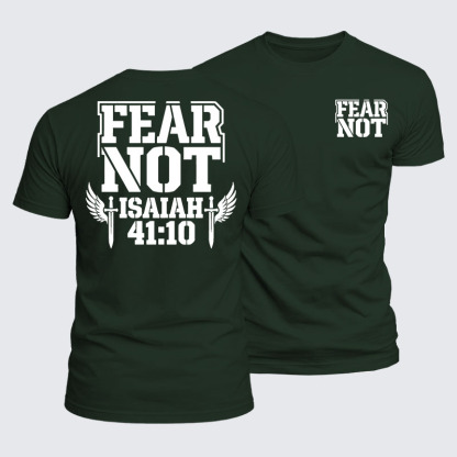 Luxe Mercerized Cotton Tee - Fear Not Isaiah 41:10