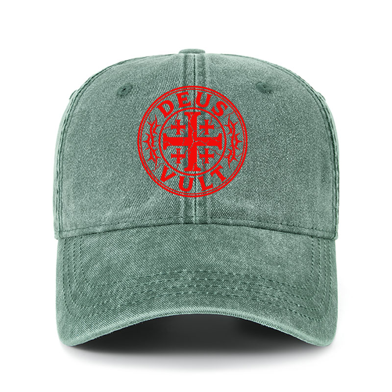 Heritage Washed Cap - Deus Vult