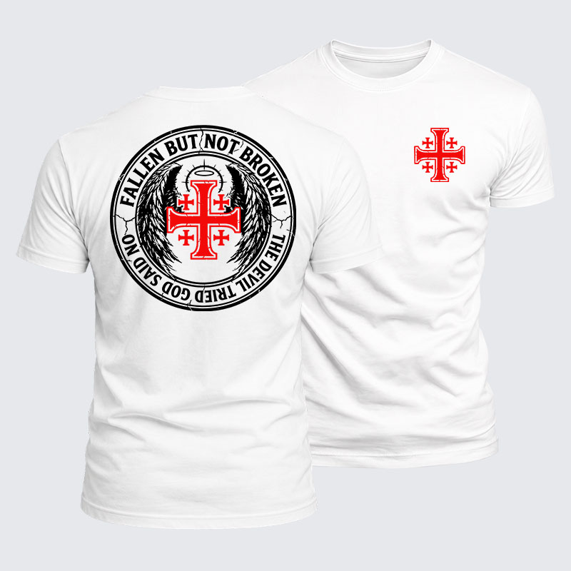 Luxe Mercerized Cotton Tee - Knights Templar Cross