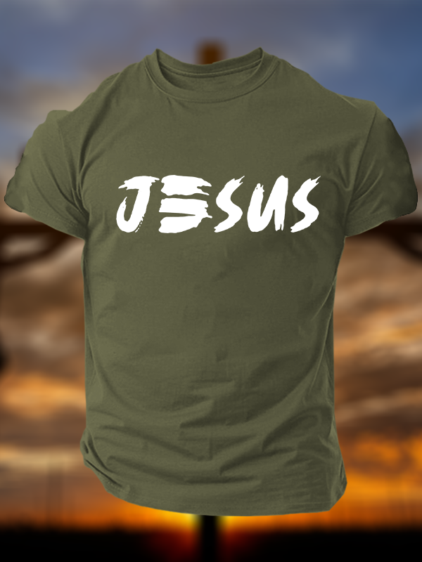 Jesus God Christian Cotton T-Shirt