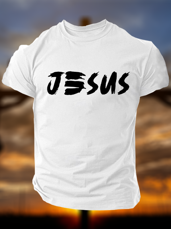Jesus God Christian Cotton T-Shirt