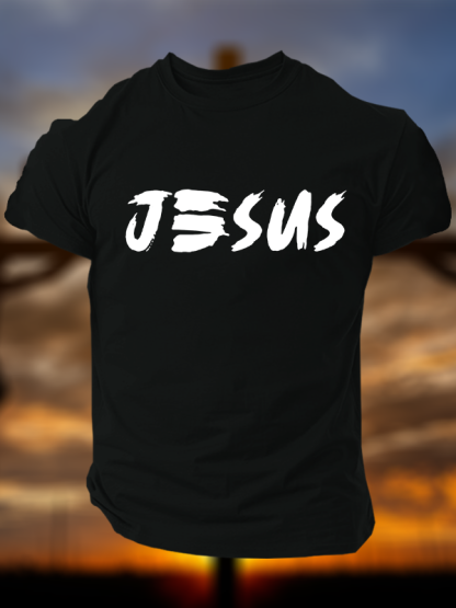 Jesus God Christian Cotton T-Shirt