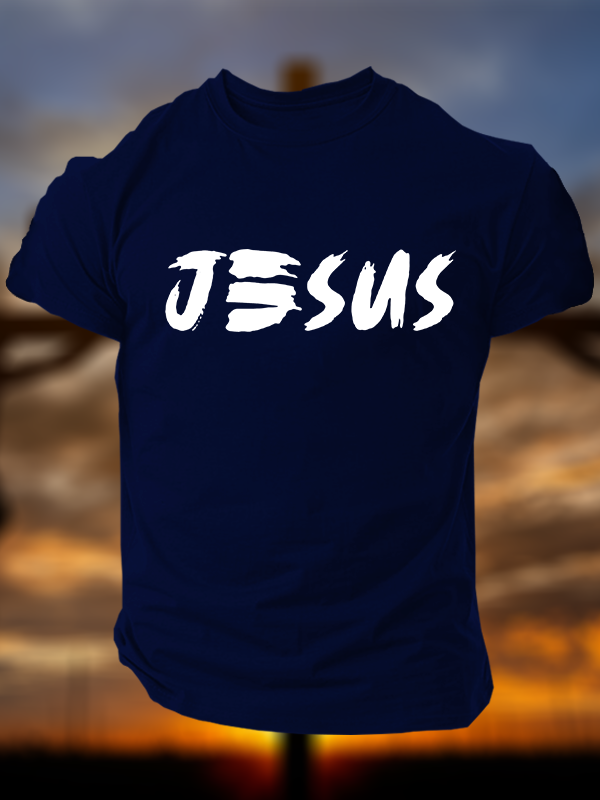 Jesus God Christian Cotton T-Shirt