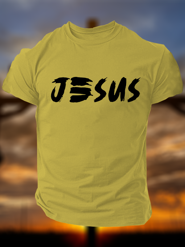 Jesus God Christian Cotton T-Shirt
