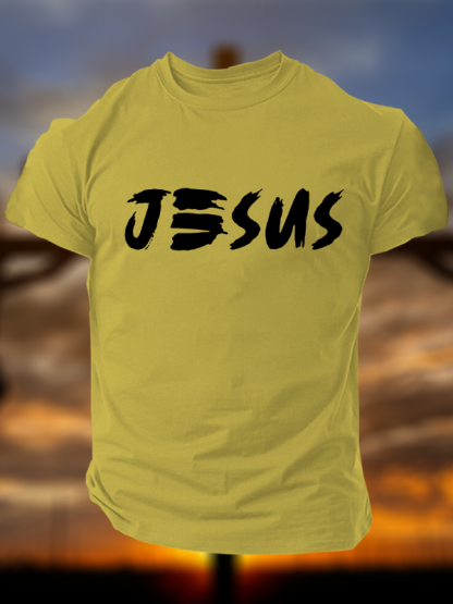 Jesus God Christian Cotton T-Shirt