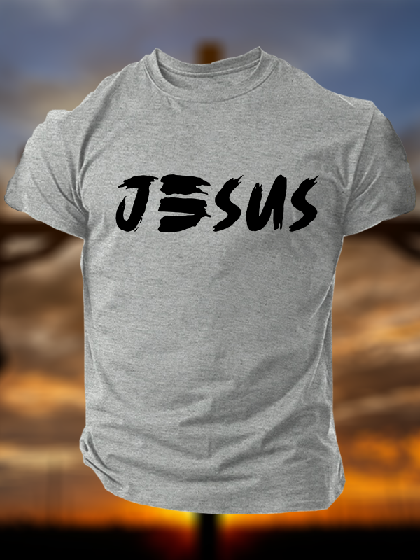 Jesus God Christian Cotton T-Shirt