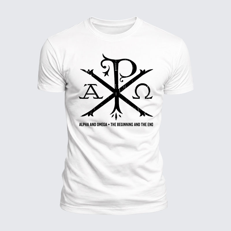 Luxe Mercerized Cotton Tee - Alpha And Omega