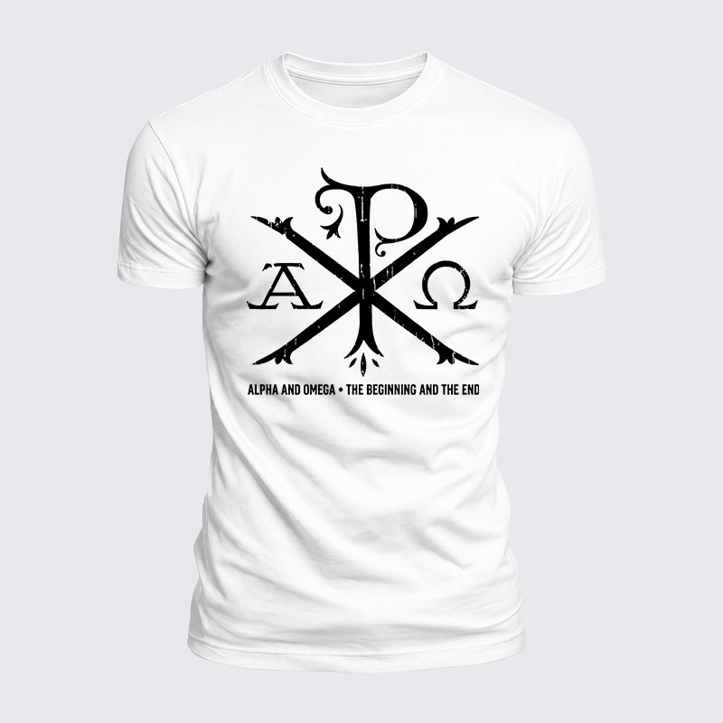 Luxe Mercerized Cotton Tee - Alpha And Omega