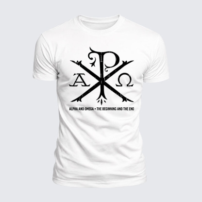 Luxe Mercerized Cotton Tee - Alpha And Omega