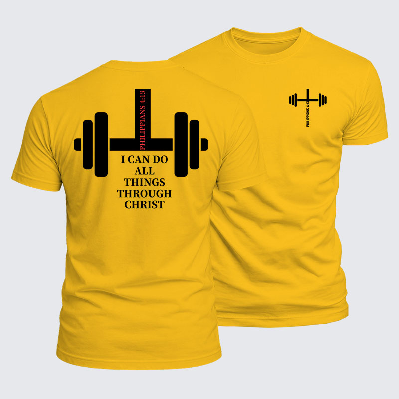 Luxe Mercerized Cotton Tee - Fitness Philippians 4 : 13