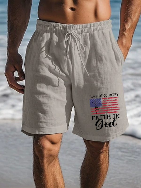 Faith In God Christian Beach Shorts
