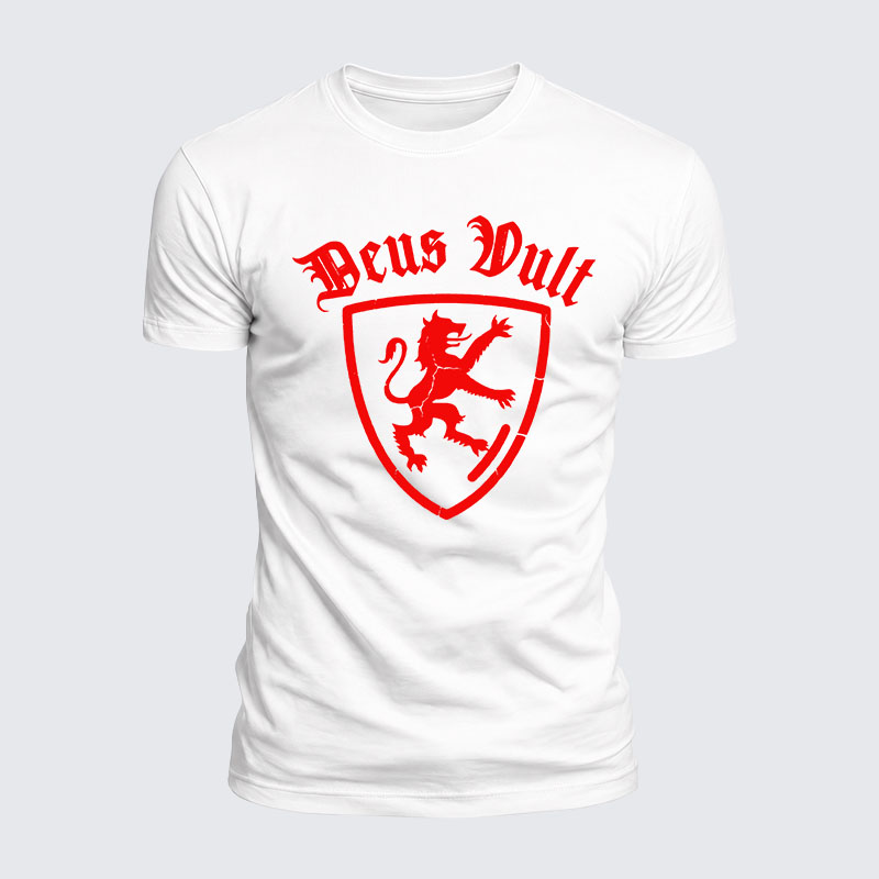 Luxe Mercerized Cotton Tee - Deus Vult