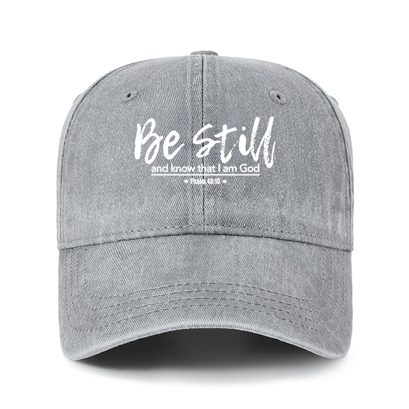 Heritage Washed Cap - Psalm 46:10